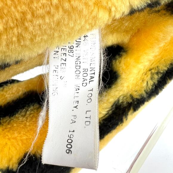 Squeezems Plush Tiger Vintage 1987 Korea Fundamental Zoo **No Sound** - Picture 7 of 10